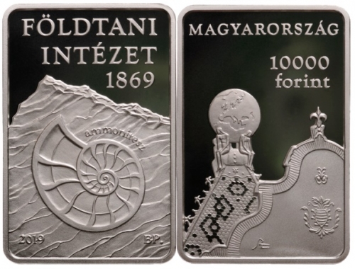 Földtani Intézet ezüst érme Földtani Intézet ezüst érme